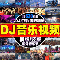 DJ打碟蹦迪酒吧夜店素材抖音快手热门自媒体剪辑高清音乐节短视频